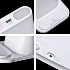 LED stalo sviestuvas su ventiliatoriumi dalys